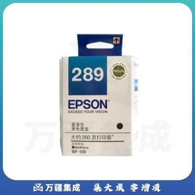 爱普生 EPSON 墨盒 T289 (黑色) (适用WF-100/WF-110)