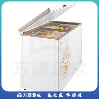 美的（Midea）223升顶开双温商用冰柜 电脑控温 净味阻霜节能 BCD-223KEM