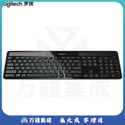 罗技K750太阳能无线键盘 纤薄办公键盘黑色（个）