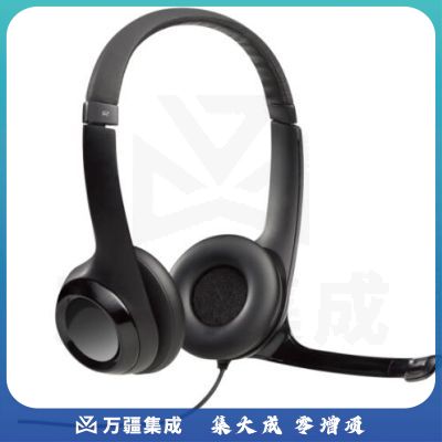 罗技（Logitech）H390 立体声USB耳机 带麦克风话筒 电脑笔记本办公耳麦