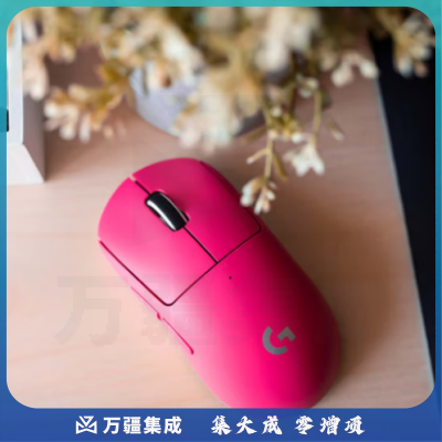 罗技（G）PRO X SUPERLIGHT gpw二代狗屁王二代 无线游戏鼠标 轻量化6 电竞鼠标 职业选手推荐 猛男粉 粉色