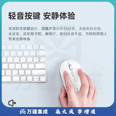科大讯飞无线蓝牙鼠标M110 办公鼠标 无线外设 轻薄便携 多彩小巧 轻音按键 智能语音输入打字翻译 石墨黑