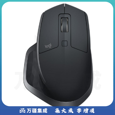 罗技 MX Master 2S 蓝牙优联双模无线鼠标(儒雅黑)新包装
