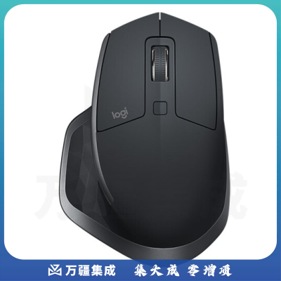 罗技(Logitech) MX Master 2S 无线蓝牙优联双模跨计算机控制鼠标 办公无界鼠标 快速充电 旗舰 儒雅黑