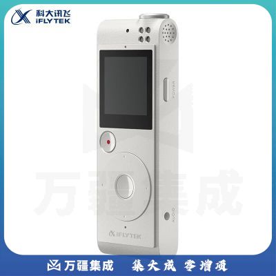 科大讯飞智能录音笔 SR101 录音免费转写 中英文实时互转 触摸屏融合按键操作 专业降噪 8G 云储存 象牙白