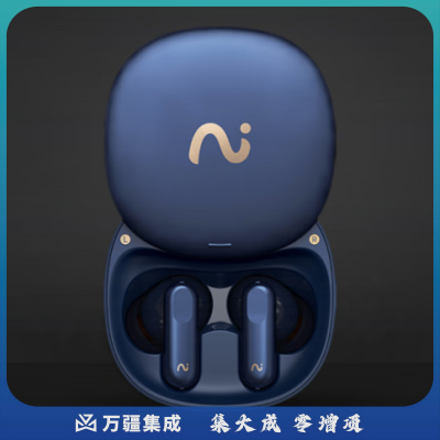 科大讯飞XFXK-A03 录音降噪会议耳机iFLYBUDS Pro 无线蓝牙耳机 主动降噪 入耳式 超长续航 录音转文字（新升级 午夜蓝）