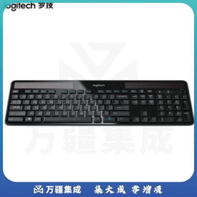 罗技K750太阳能无线键盘 纤薄办公键盘黑色(个)