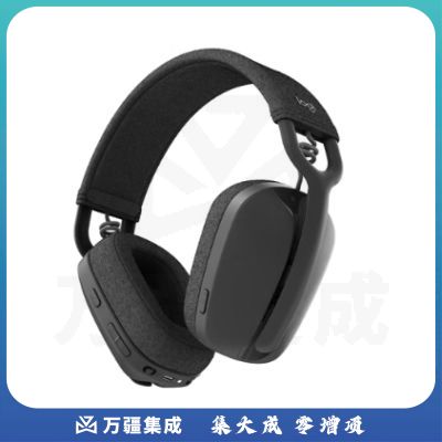 罗技（Logitech）Zone vibe 125无线蓝牙耳机办公耳机麦克风 电脑笔记本办公耳麦 黑色