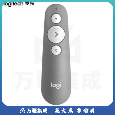 罗技翻页激光笔   R500	20m操作距离 无线蓝牙演示器 红光	灰色