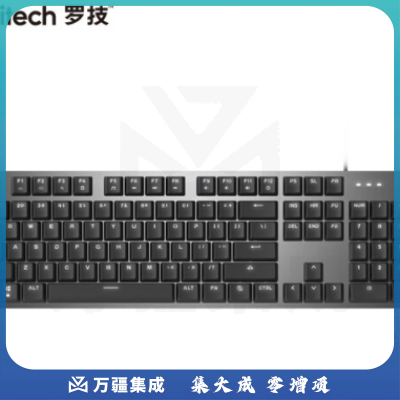 罗技（Logitech）K845 机械键盘 有线键盘 游戏办公键盘 104键 全尺寸 单光 黑色 TTC轴 红轴