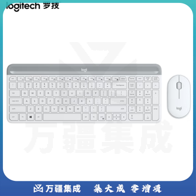 罗技 MK470 键鼠套装 无线键盘鼠标全尺寸超薄 无线2.4G接收器