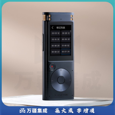 科大讯飞(iFLYTEK)AI智能录音笔SR302 Pro专业录音 高清降噪 离线实时转写 360°拾音 星空灰..