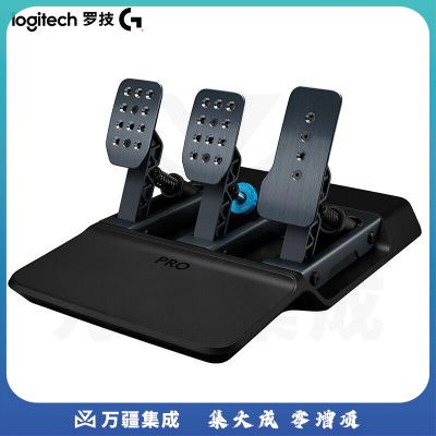 罗技（G）PRO直驱赛车方向盘（适用于PC）游戏方向盘 直驱力反馈方向盘 赛车游戏踏板 GPRO直驱金属踏板