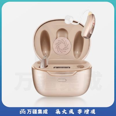 科大讯飞耳背式助听器老年人耳聋耳背无线耳挂式隐形充电耳机 大功率双耳降噪蓝牙-星耀版VAN 610【双耳】