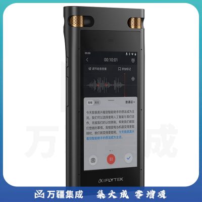 科大 讯飞智能录音笔SR702 32G+20G云储存 录音笔转文字 视频实时翻译 OCR识别 离线转写 免费转写 星空灰