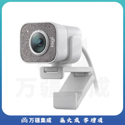罗技(Logitech) StreamCam 高清摄像头 台式电脑笔记本视频会议直播摄像头带麦克风 白色