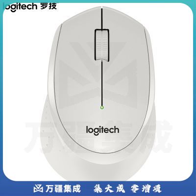 罗技M330 无线静音鼠标(白色)