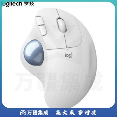 罗技M575 无线轨迹球_白色