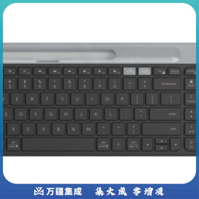 罗技(Logitech) K580 键盘 无线蓝牙键盘 办公键盘 便携超薄键盘 笔记本键盘 平板键盘 K580黑色